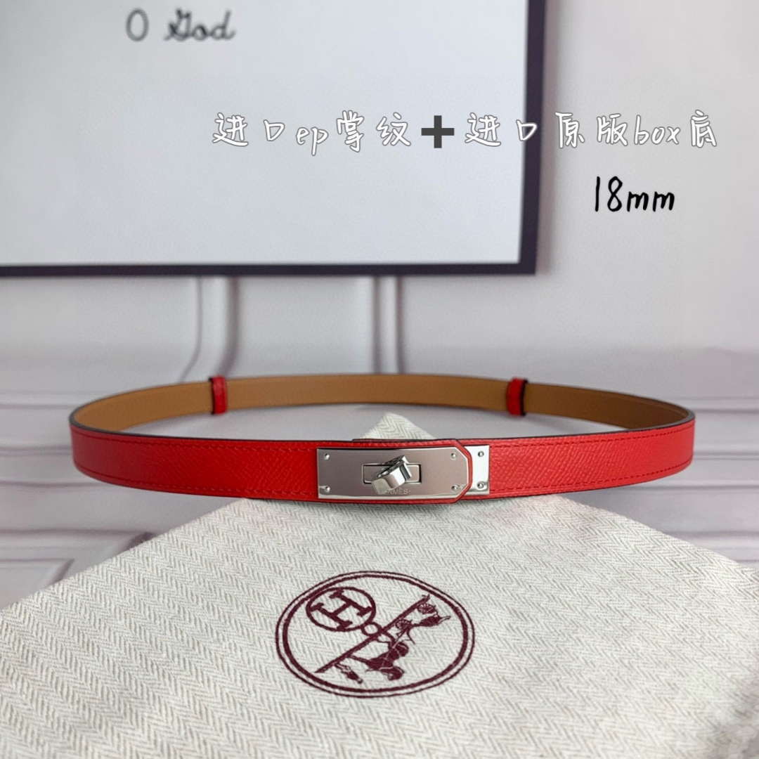 Hermes H069853CK01 Kelly 18 belt H88086
