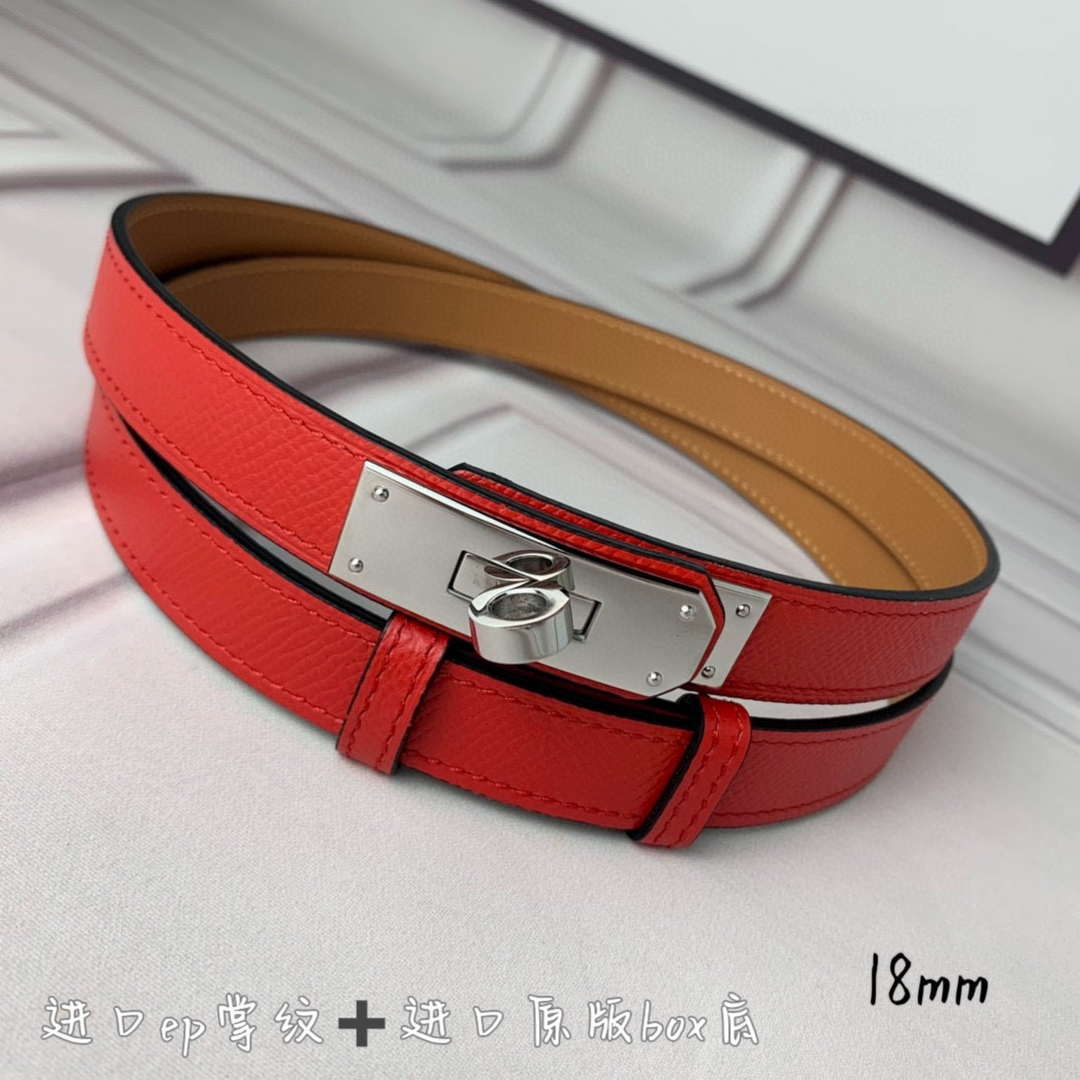 Hermes H069853CK01 Kelly 18 belt H88086