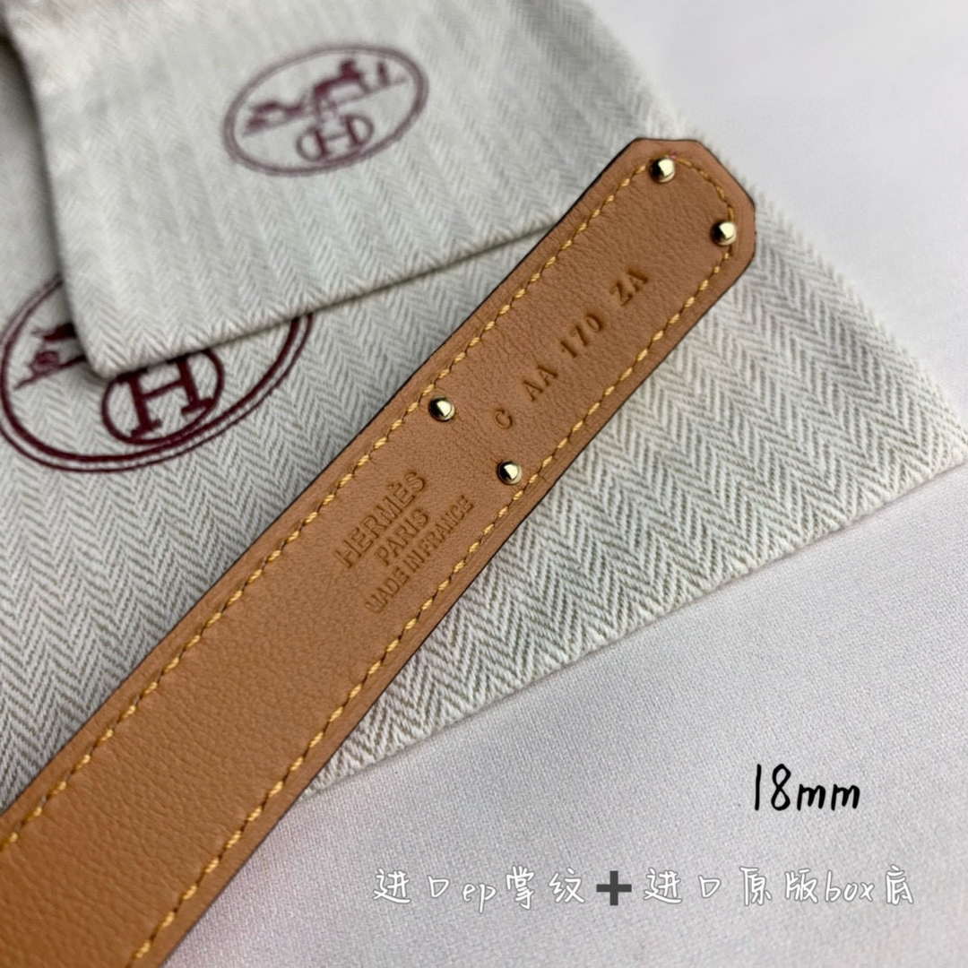 Hermes H069853CK01 Kelly 18 belt H88086