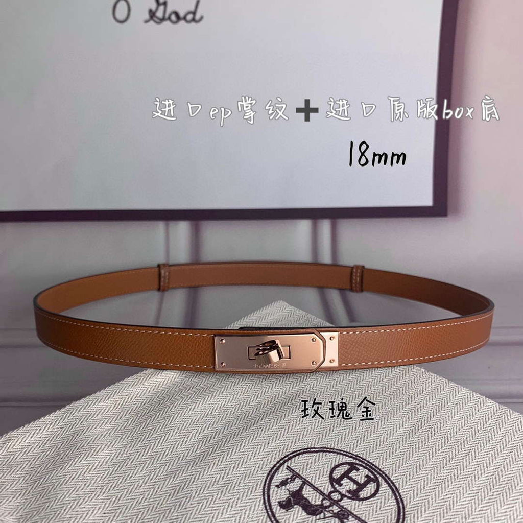 Hermes H069853CK01 Kelly 18 belt H88087