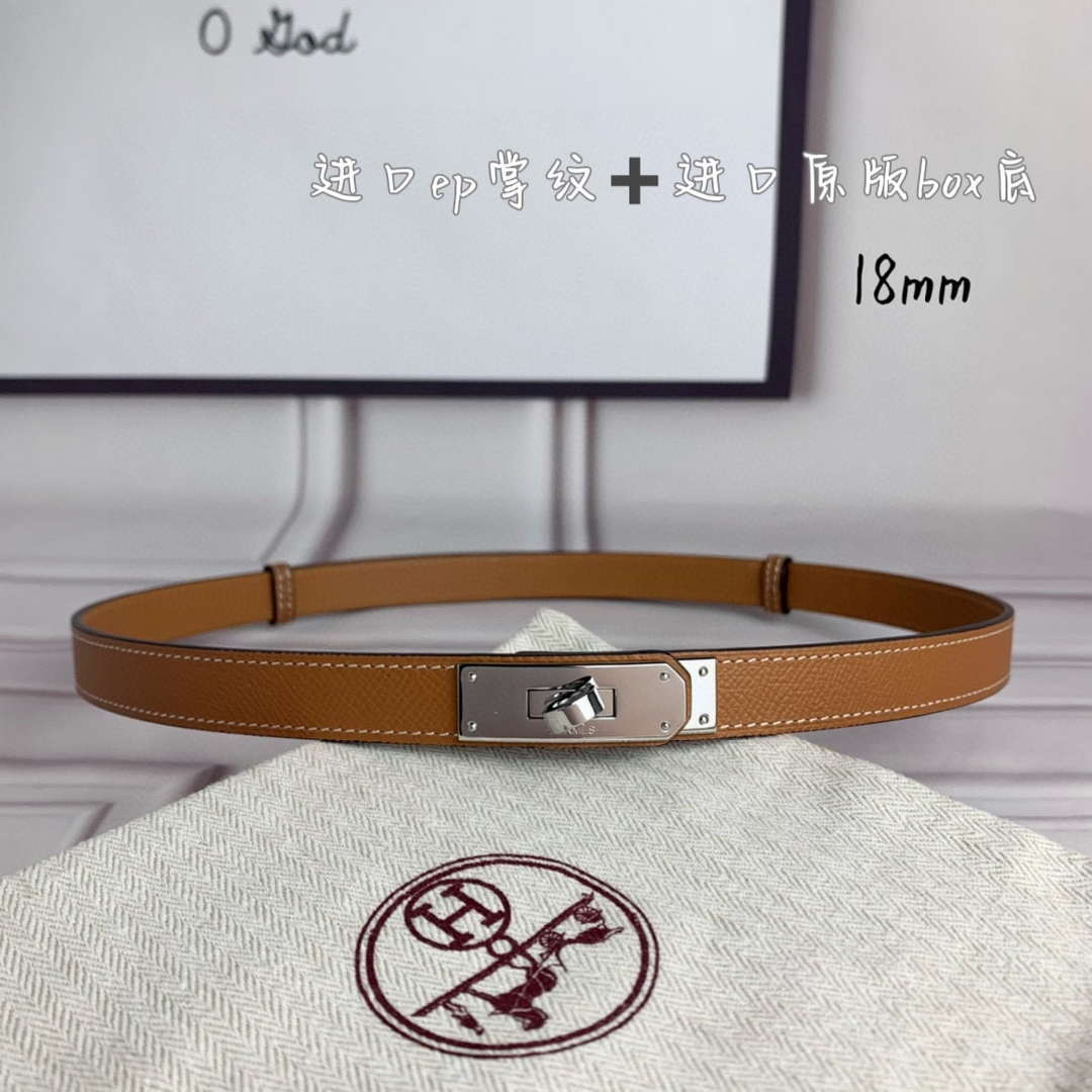 Hermes H069853CK01 Kelly 18 belt H88087