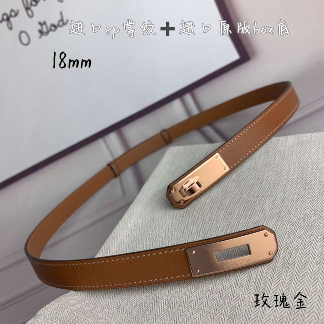 Hermes H069853CK01 Kelly 18 belt H88087