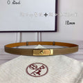 Hermes H069853CK01 Kelly 18 belt H88089 - Gold / '--Please Select-- - View 1