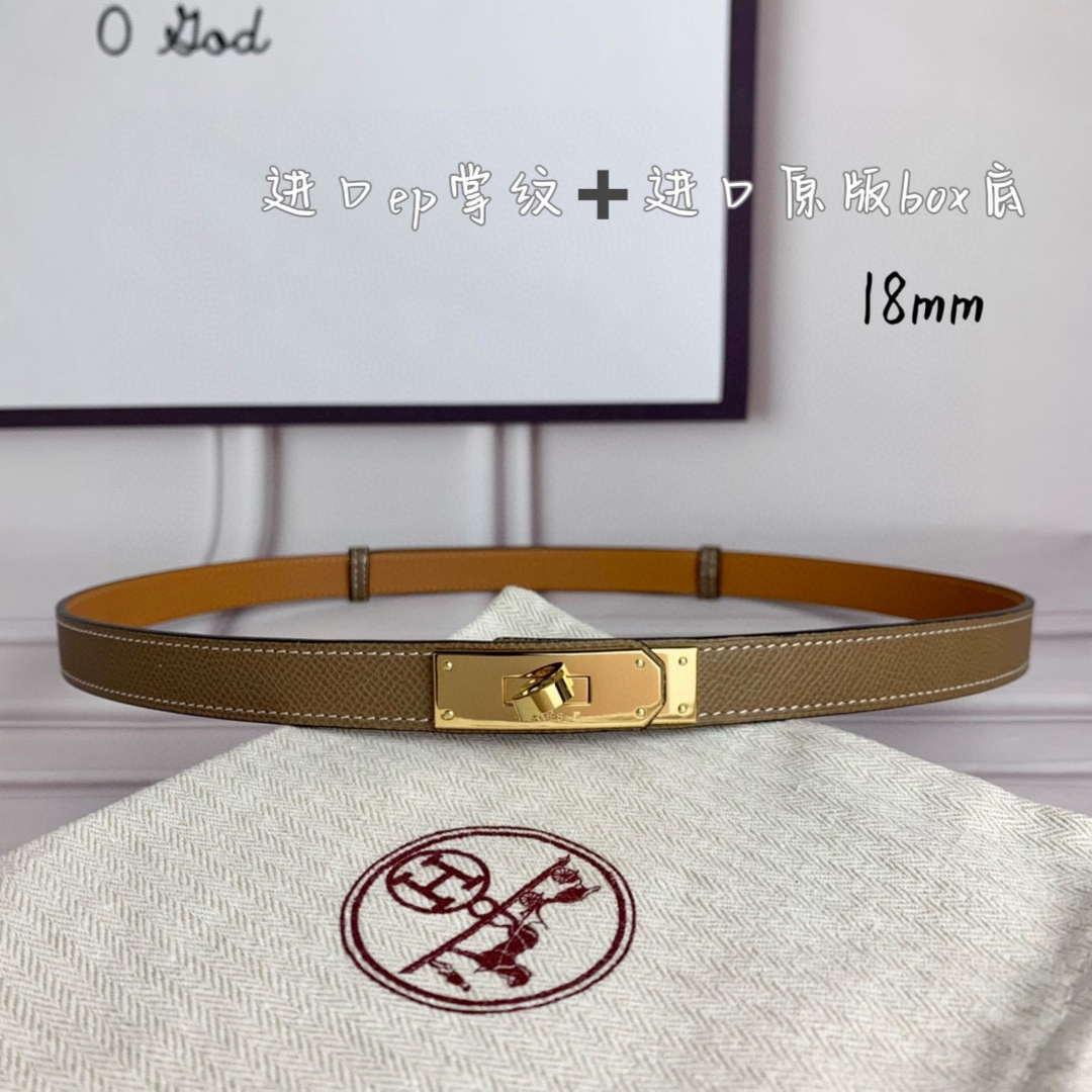 Hermes H069853CK01 Kelly 18 belt H88089