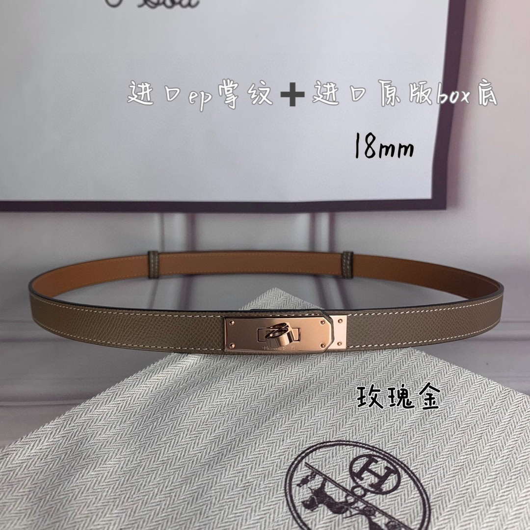 Hermes H069853CK01 Kelly 18 belt H88089