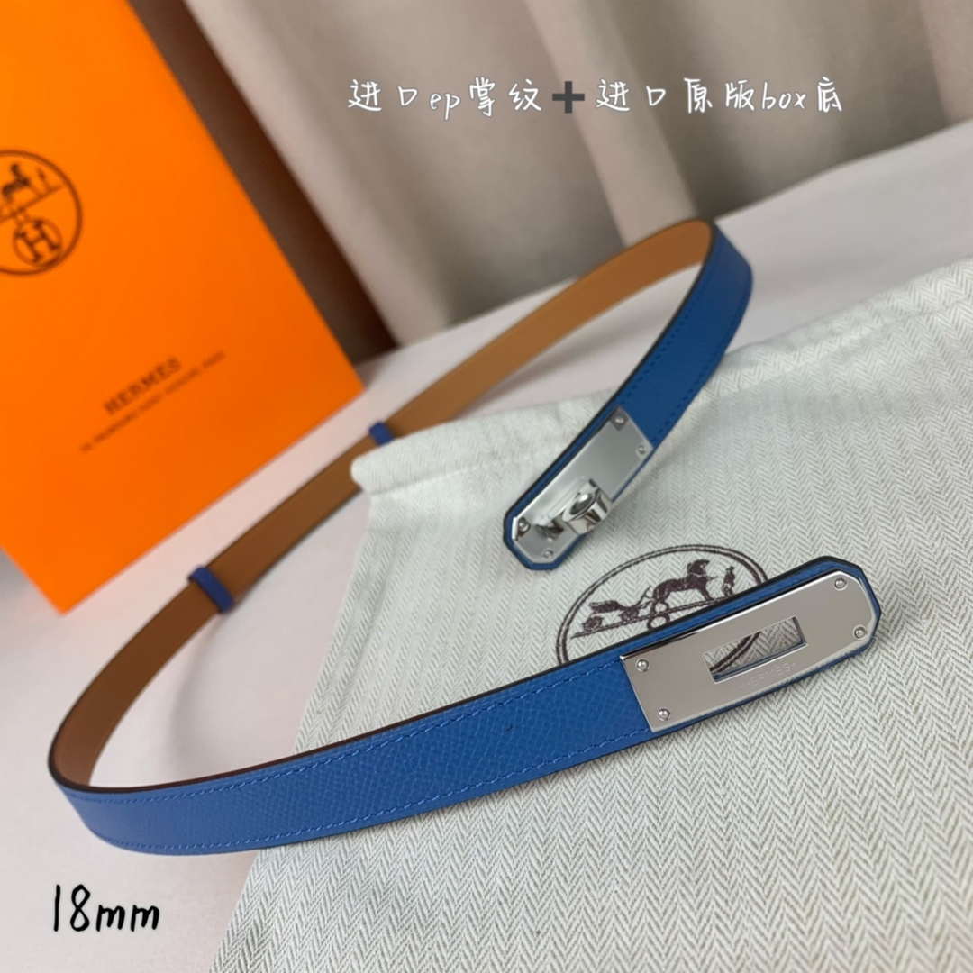 Hermes H069853CK01 Kelly 18 belt H88090