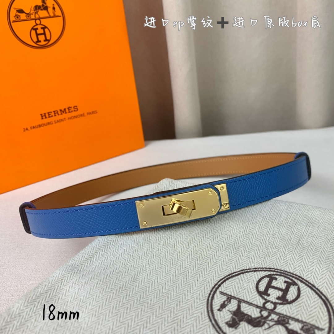 Hermes H069853CK01 Kelly 18 belt H88090