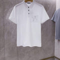 Hermes H072325 H Embroidered Buttoned Polo Shirt H55320 - M - View 1