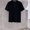 Hermes H072325 H Embroidered Buttoned Polo Shirt H55321 - M - View 1