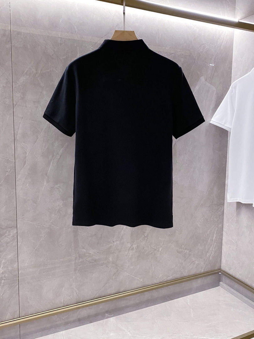 Hermes H072325 H Embroidered Buttoned Polo Shirt H55321