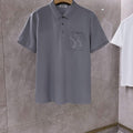 Hermes H072325 H Embroidered Buttoned Polo Shirt H55322 - M - View 1