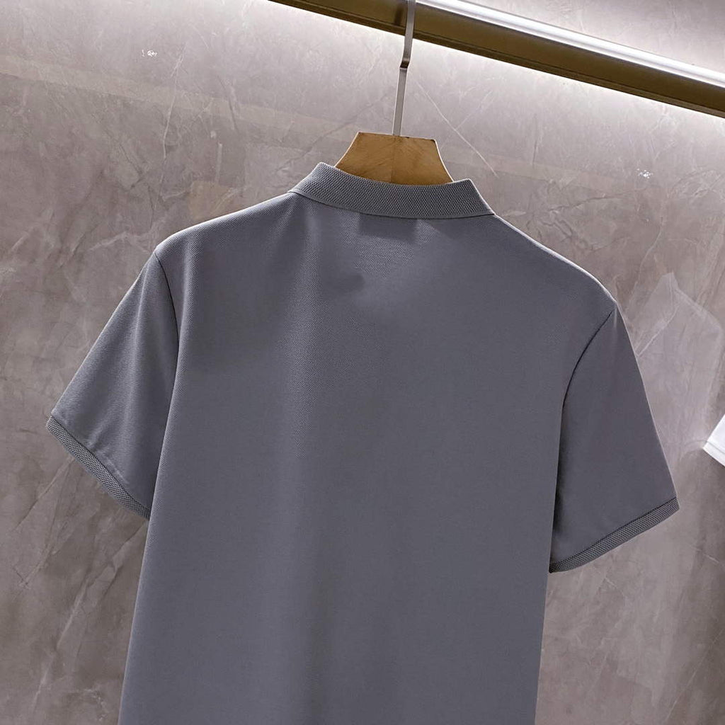 Hermes H072325 H Embroidered Buttoned Polo Shirt H55322