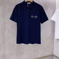 Hermes H072325 H Embroidered Buttoned Polo Shirt H55324 - M - View 1