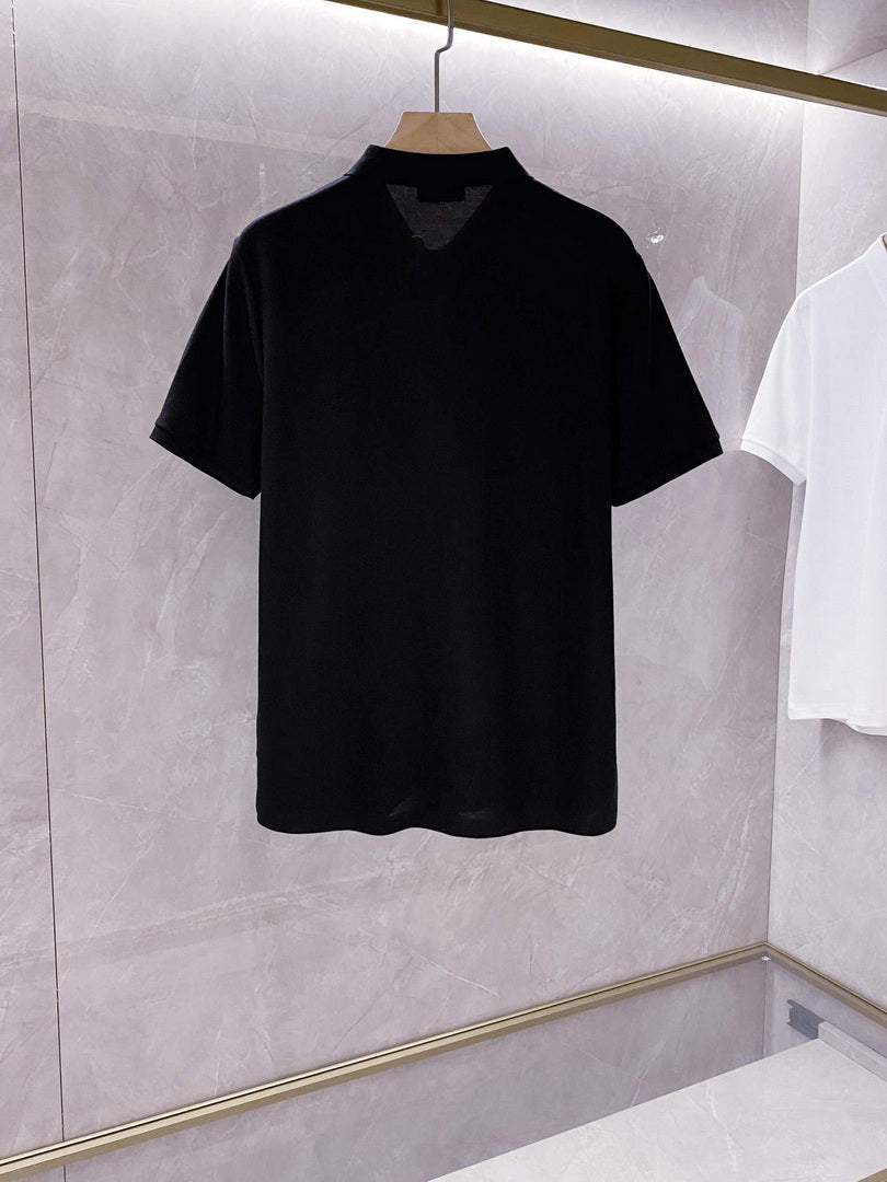 Hermes H072325 H Embroidered Buttoned Polo Shirt H55326