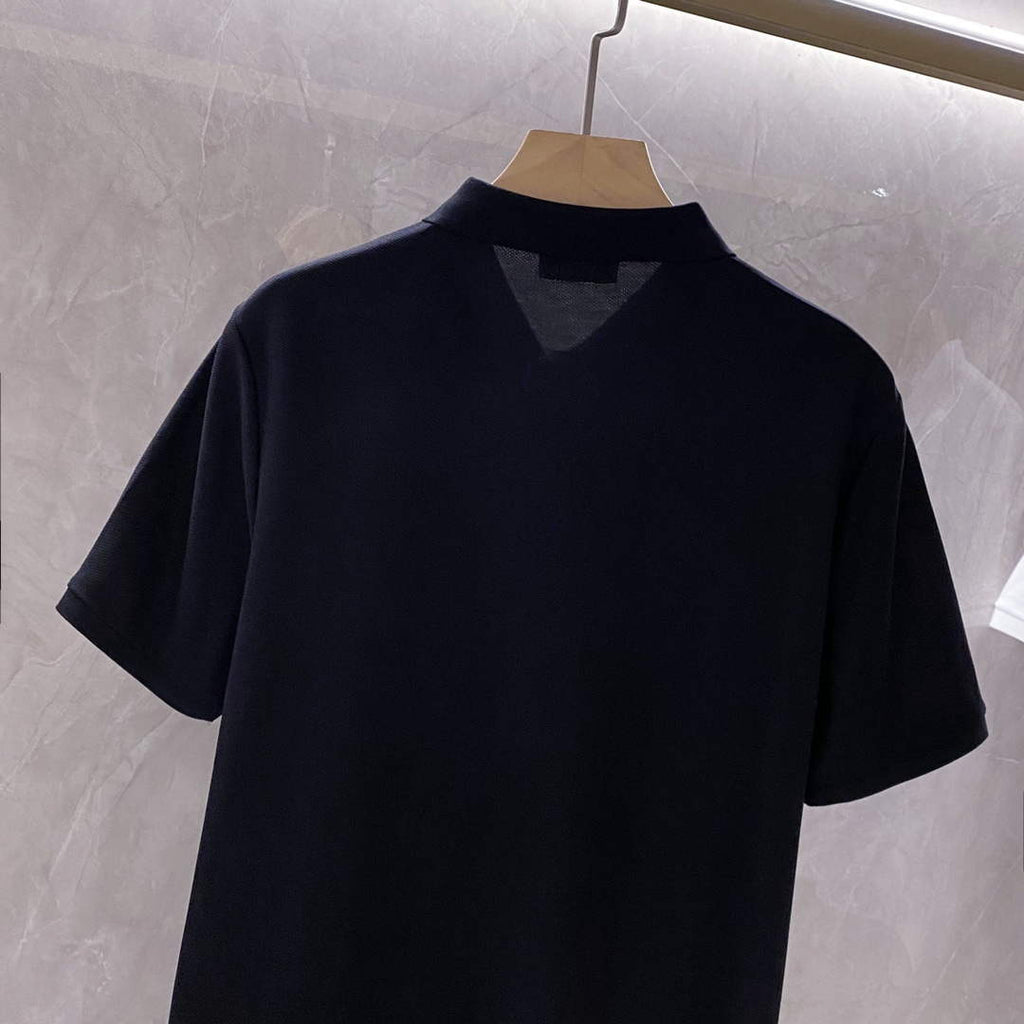 Hermes H072325 H Embroidered Buttoned Polo Shirt H55326