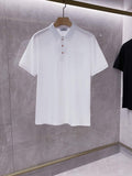 Hermes H072325 H Embroidered Buttoned Polo Shirt H55327