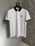 Hermes H072325 H Embroidered Buttoned Polo Shirt H55330