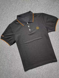 Hermes H072325 H Embroidered Buttoned Polo Shirt H55342