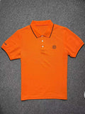 Hermes H072325 H Embroidered Buttoned Polo Shirt H55343