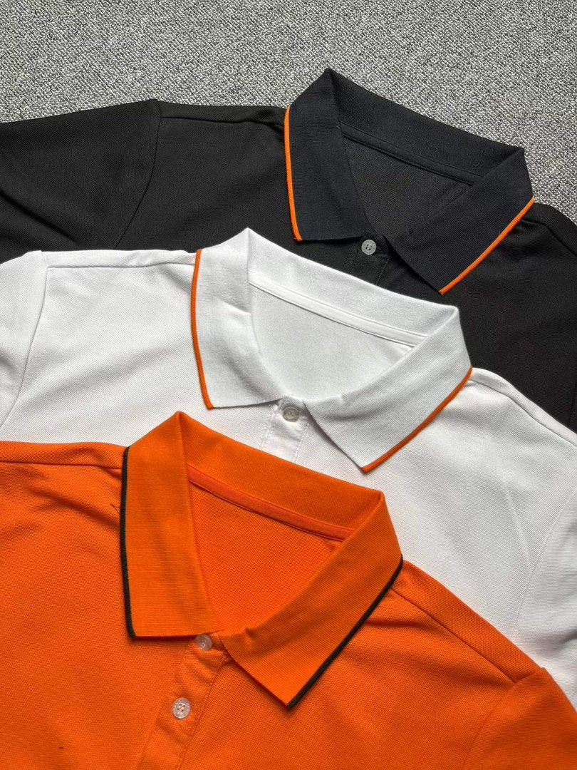 Hermes H072325 H Embroidered Buttoned Polo Shirt H55343