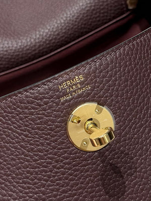 Hermes H073428 Lindy 26 Clemence TC Bag H232002 - Default Title - View 8