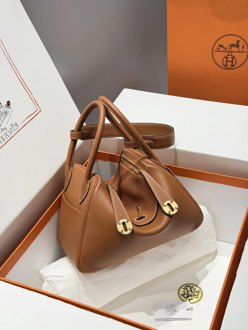 Hermes H073428 Lindy 26 Clemence TC Bag H232007 - Default Title - View 1