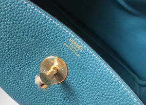 Hermes H073428 Lindy Bag 26 30 H231941 - 26 cm: 26 x 18 x 14 cm / Gold - View 7
