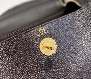 Hermes H073428 Lindy Bag 26 30 H231952 - 26 cm: 26 x 18 x 14 cm / Gold - View 5