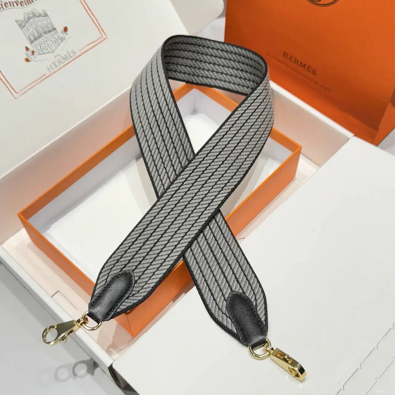 Hermes H073651CCAA105 Sangle Cavale 50 mm bag strap H80001