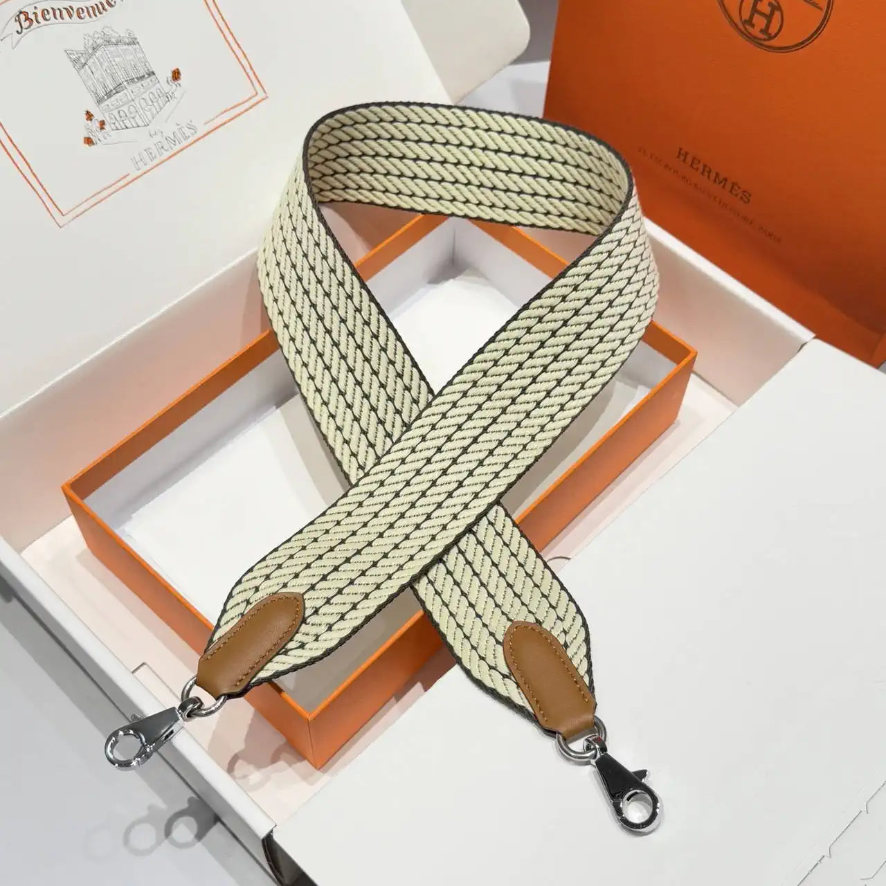 Hermes H073651CCAA105 Sangle Cavale 50 mm bag strap H80002