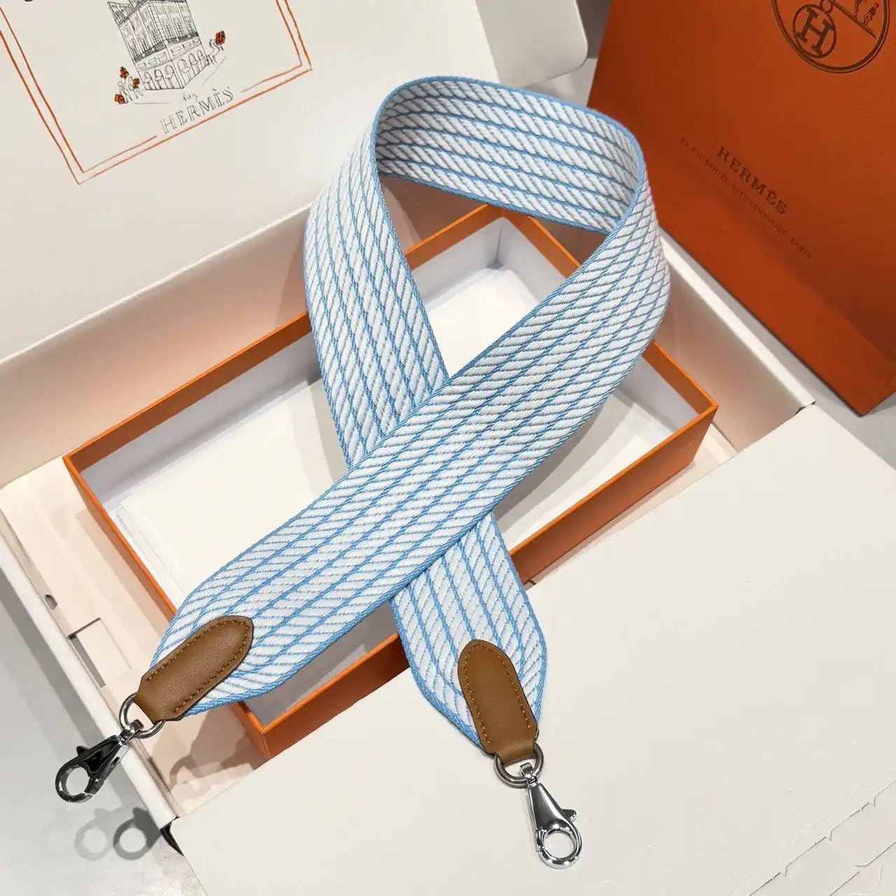 Hermes H073651CCAA105 Sangle Cavale 50 mm bag strap H80005
