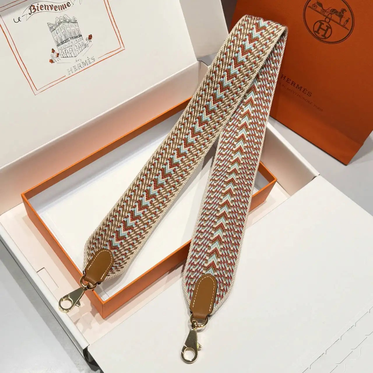 Hermes H073651CCAA105 Sangle Cavale 50 mm bag strap H80006