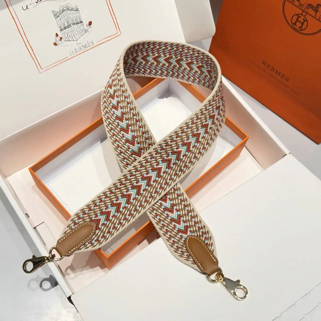 Hermes H073651CCAA105 Sangle Cavale 50 mm bag strap H80006