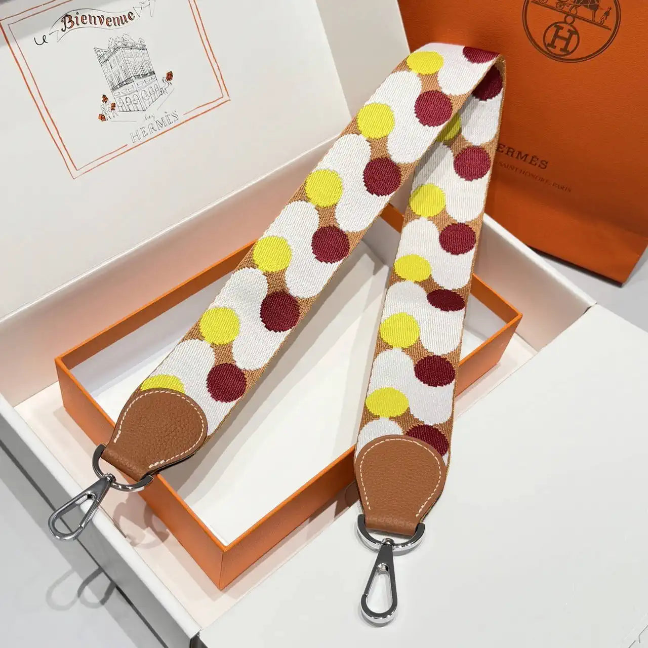 Hermes H073651CCAA105 Sangle Cavale 50 mm bag strap H80007