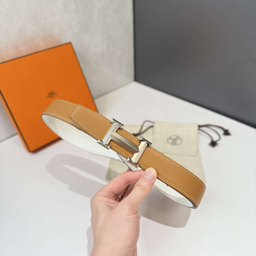 Hermes H074562CK05 Constance belt buckle & Reversible leather strap 32 mm H88029