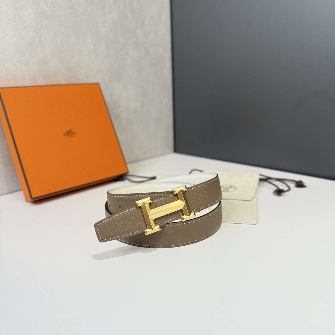 Hermes H074562CK05 Constance belt buckle & Reversible leather strap 32 mm H88031