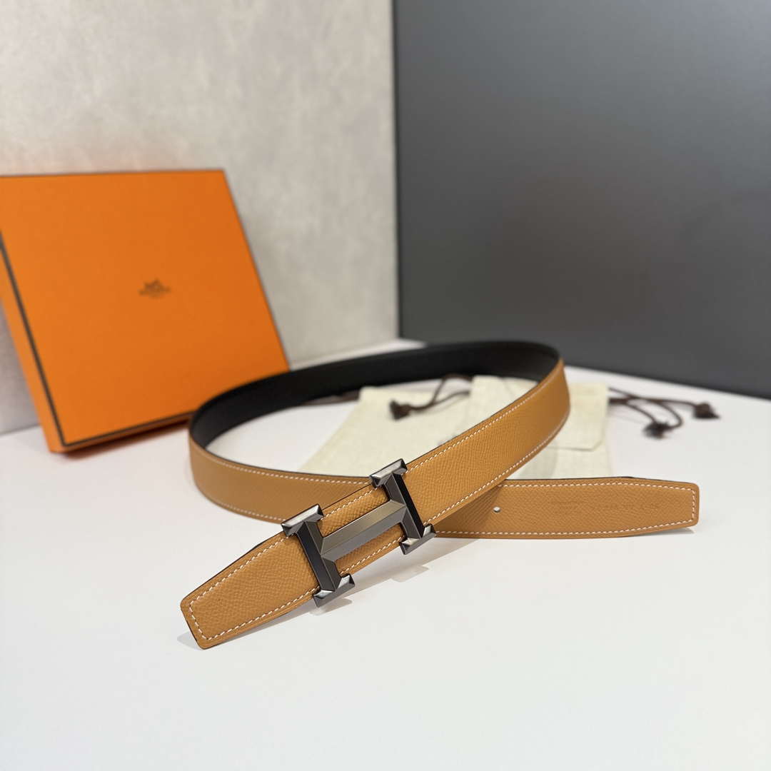 Hermes H074562CK05 Constance belt buckle & Reversible leather strap 32 mm H88032