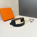 Hermes H074562CK05 H belt buckle & Reversible leather strap 32 mm H88059 - '--Please Select-- - View 1