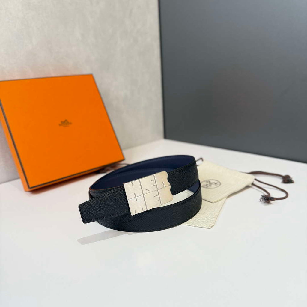 Hermes H074562CK05 H belt buckle & Reversible leather strap 32 mm H88061