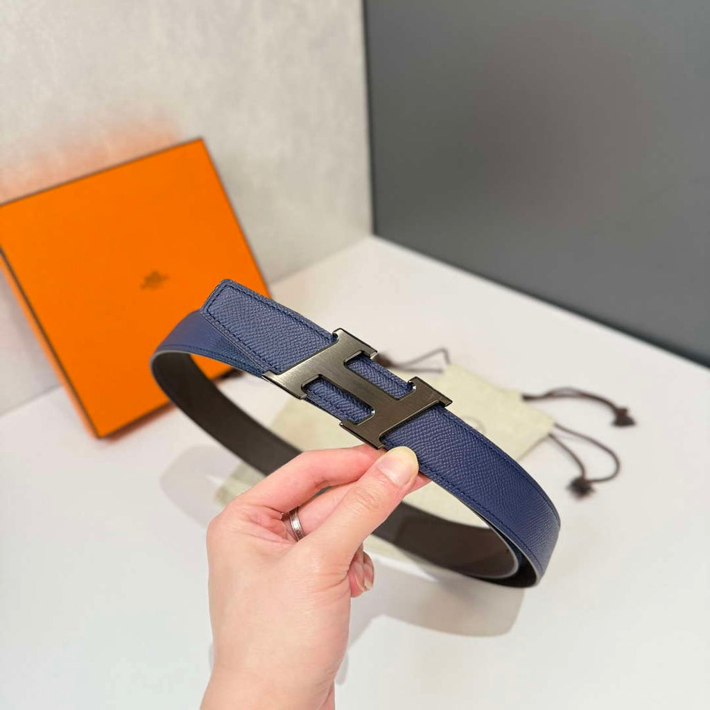 Hermes H074562CK05 H belt buckle & Reversible leather strap 32 mm H88064