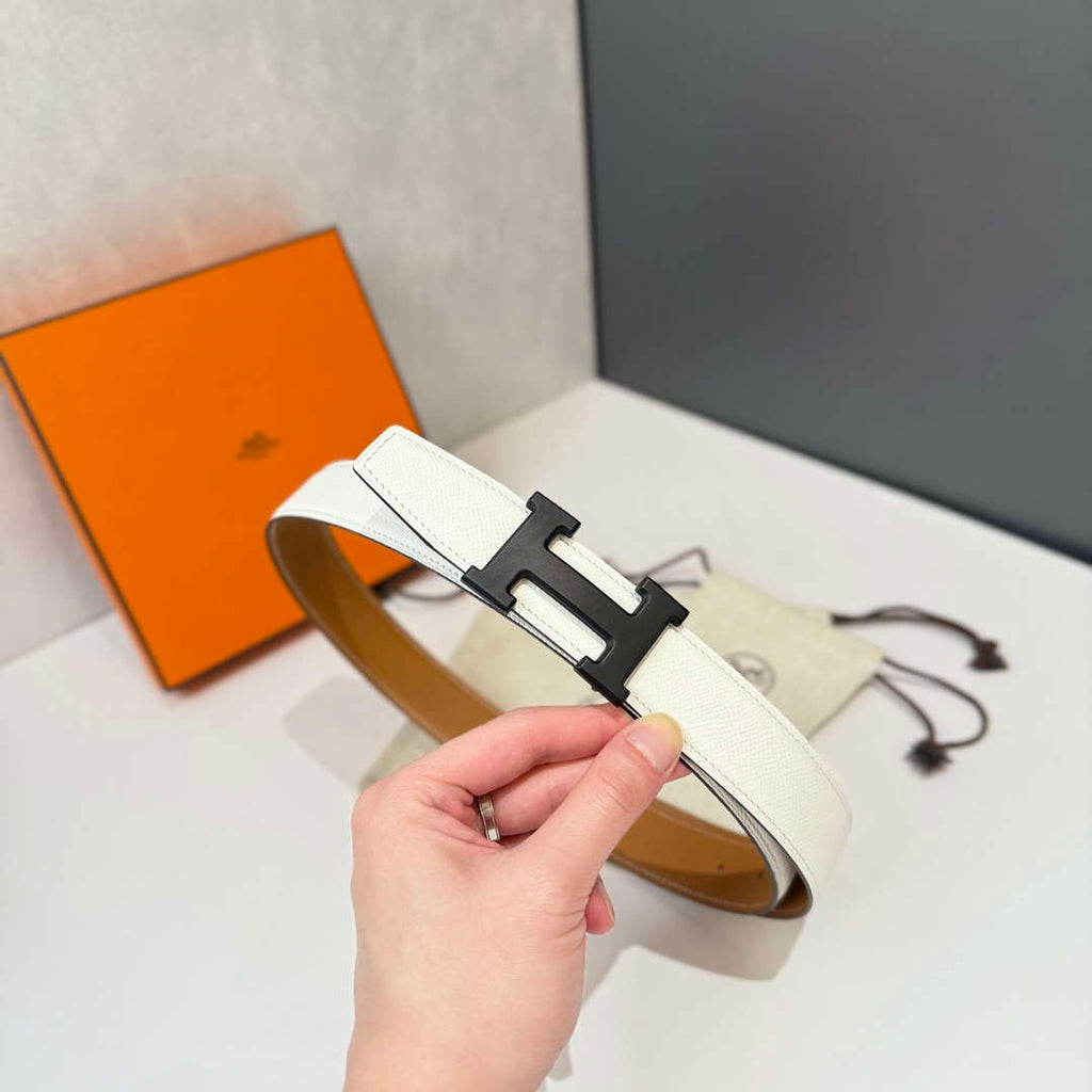Hermes H074562CP2K H belt buckle & Reversible leather strap H88070