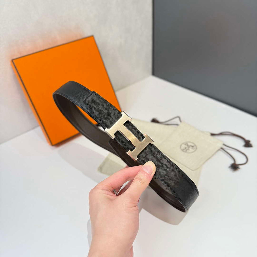 Hermes H074562CP2K H belt buckle & Reversible leather strap H88072