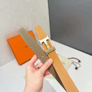 Hermes H074562CP2K H belt buckle & Reversible leather strap H88073 - '--Please Select-- - View 5
