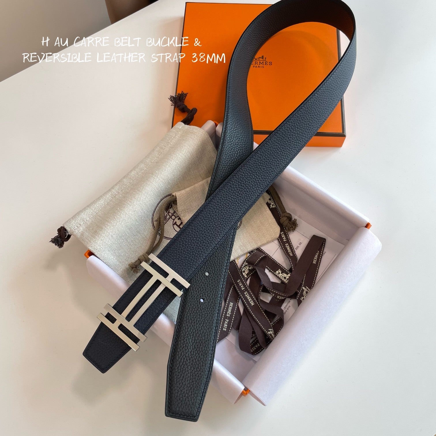 Hermes H074562CUZ3 Constance belt buckle & Reversible leather strap 38 mm H990009 - '--Please Select-- - View 4