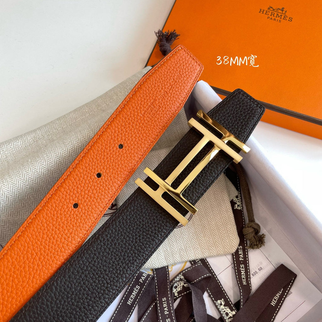 Hermes H074562CUZ3 Constance belt buckle & Reversible leather strap 38 mm H990010