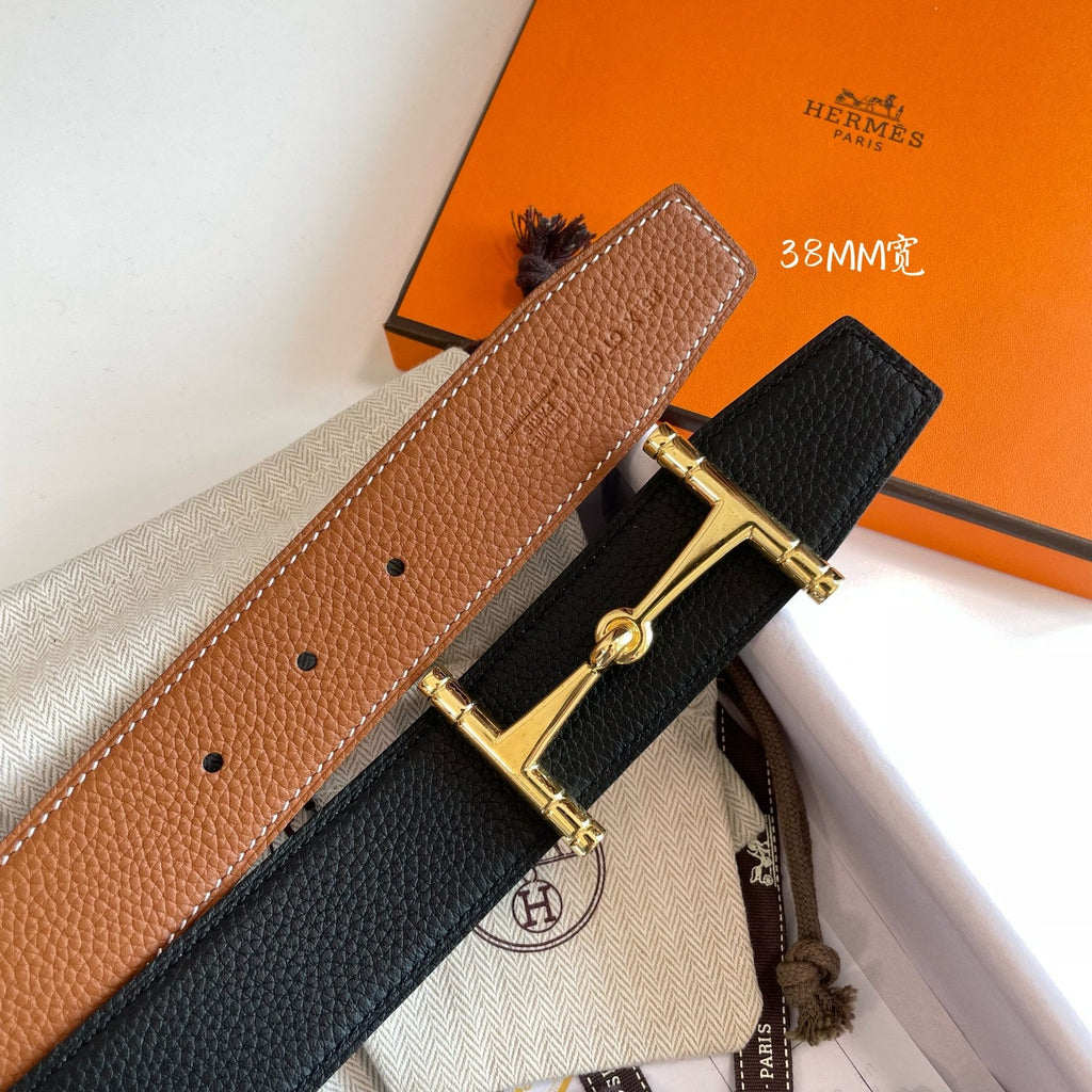 Hermes H074562CUZ3 Constance belt buckle & Reversible leather strap 38 mm H990012