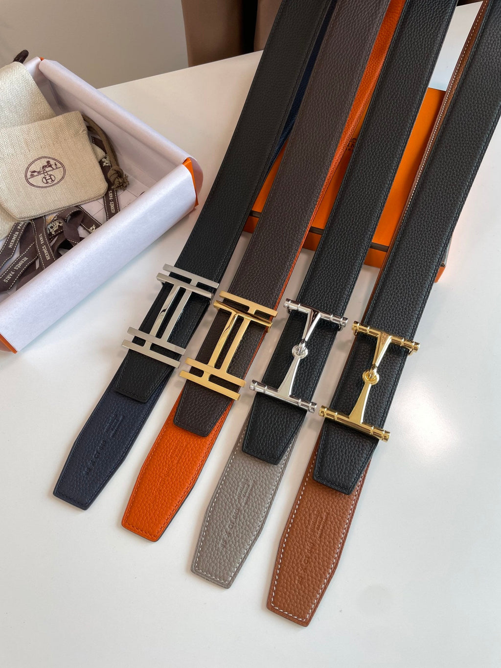 Hermes H074562CUZ3 Constance belt buckle & Reversible leather strap 38 mm H990011
