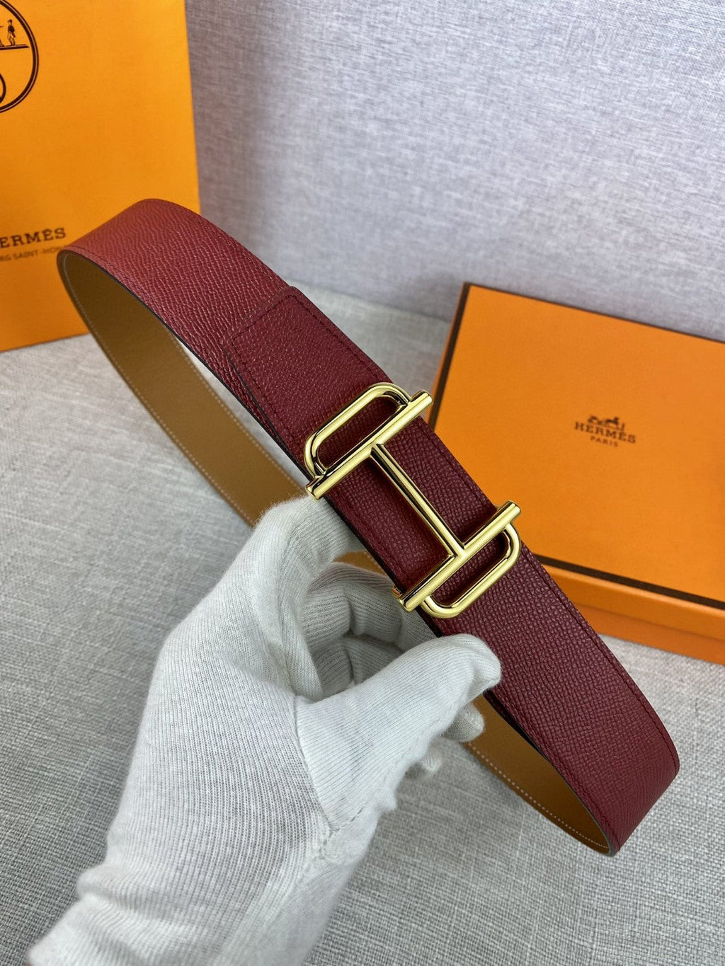 Hermes H074562CUZ3 Constance belt buckle & Reversible leather strap 38 mm H990019
