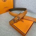 Hermes H074562CUZ3 Constance belt buckle & Reversible leather strap 38 mm H990021 - Gold / '--Please Select-- - View 1
