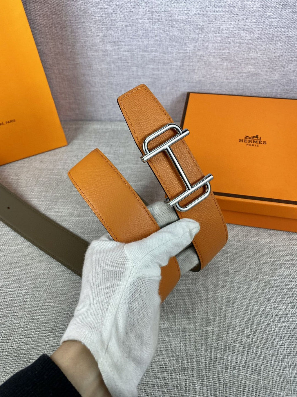 Hermes H074562CUZ3 Constance belt buckle & Reversible leather strap 38 mm H990021